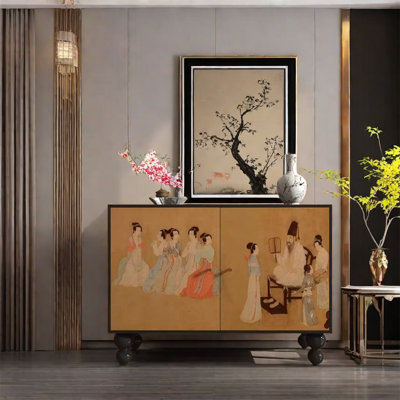Sturdy Wood Storage Cabinet with Spacious Design