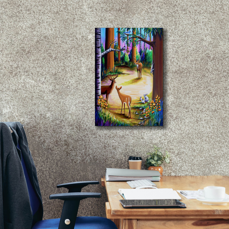 «Bambi 12» par Cindy Thornton, H 26 po x l 18 po x P 0,75 po