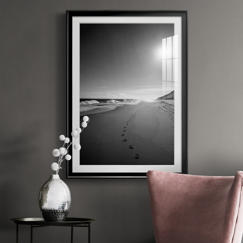 Heading East - Photographie avec cadre photo, Noir, H 30,5 po x l 42,5 po x P 1,5 po