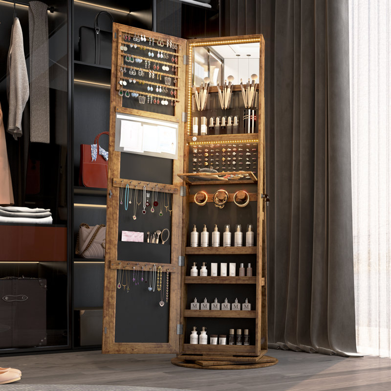 Blackhorse Jewelry Armoire, Rustic Brown