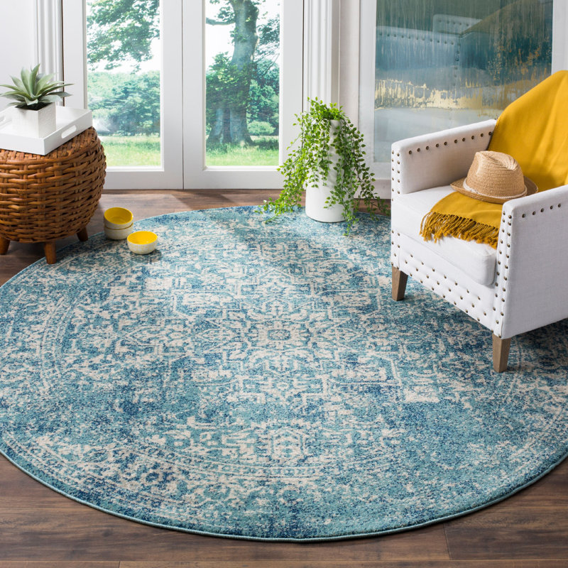 Guidi Performance Oriental Rug, Round 9'