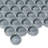 Penny 1 " X 1 " Straight Edge Glass Mosaic Sheet Wall & Floor Tile-61256707