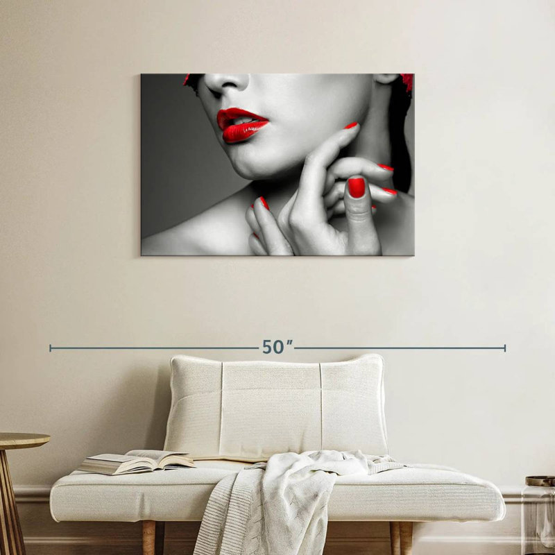 Shuttleworth Blindfolded Red Pop, 24" H x 36" W