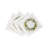 Wreath Flowers Cotton Sateen Cocktail Napkins-122609848