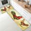 Tapis de cuisine rétro 2 pièces Coq Hen