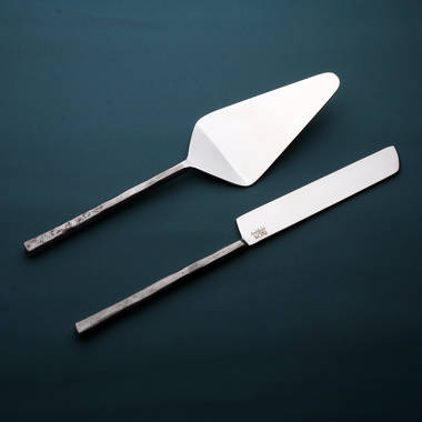 2 Piece Stainless Steel Cake Serving Set