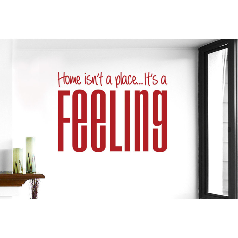 Wall Decal, Large, Dark Red