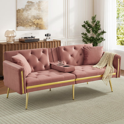2 Seater Velvet Loveseat