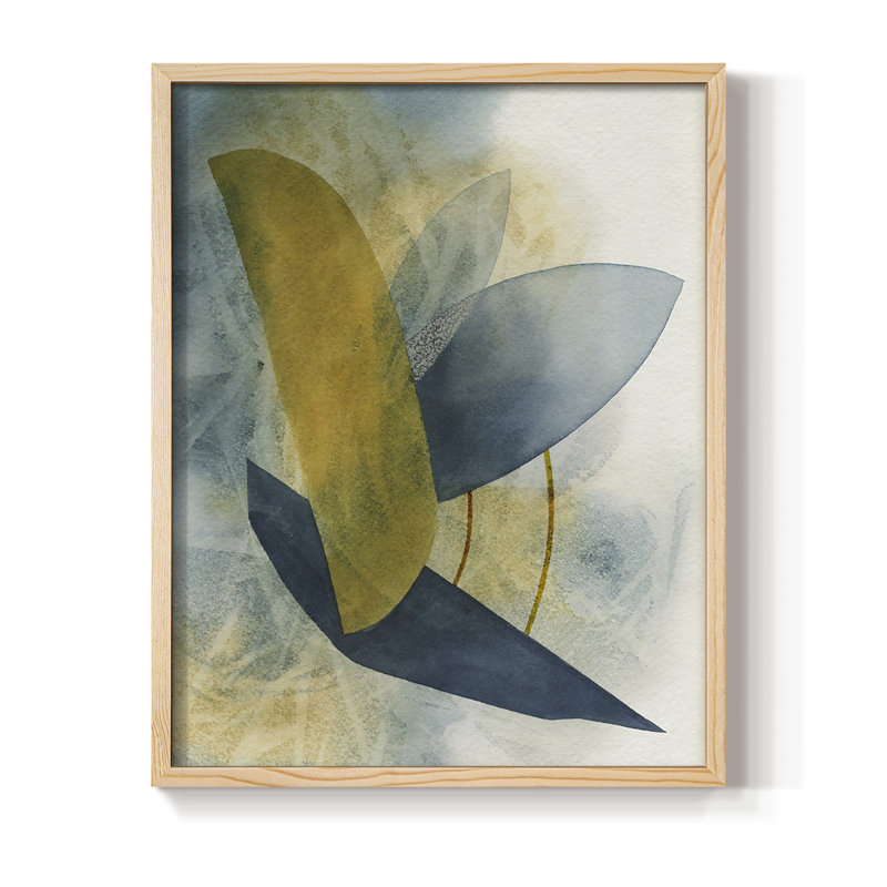 Solar Shapes I Framed Print - Solid Wood