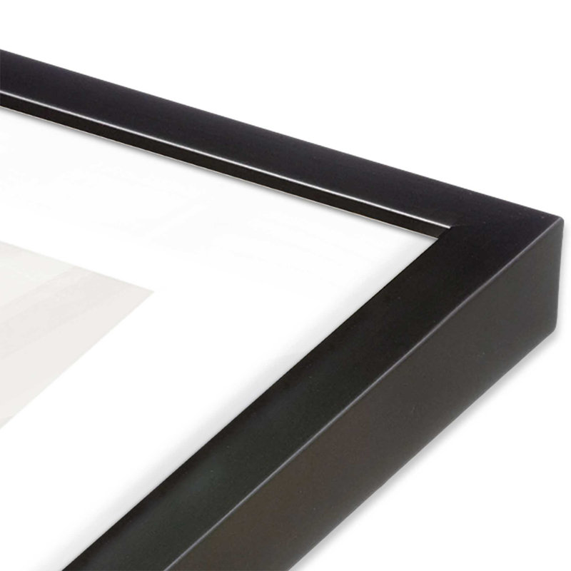 Imprimé de chambre d'hôte North Pole, Cadre en zinc patiné, H 12,25 po x l 15,25 po