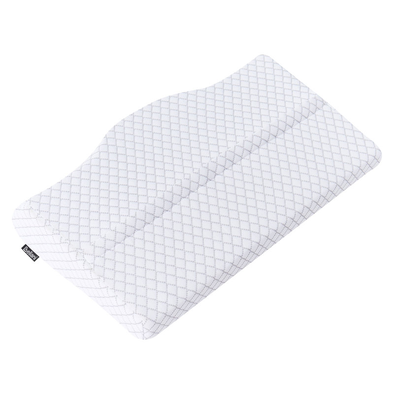 Bed Pillow ELGON Low Memory Foam 30 x 50 cm White