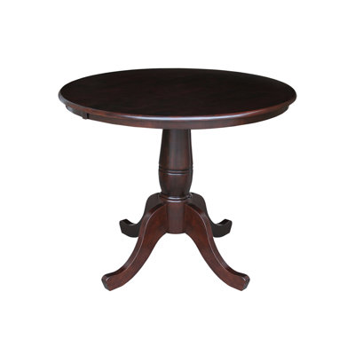 Solid Wood Pedestal Dining Table