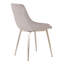 Chaise de salle à manger en velours avec pieds en métal-461132541