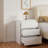 Nightstand with 3 Drawers,Small End Table-1155426267
