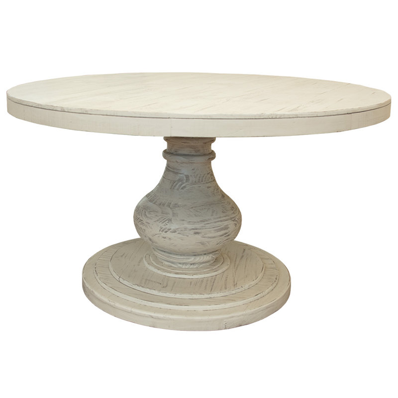 Baszto Round Solid Wood Dining Table