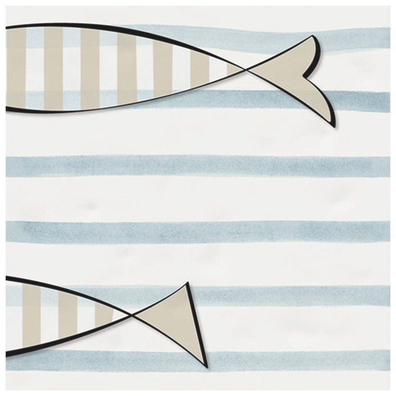 Berta 8" x 8" Ceramic Nature Wall Tile