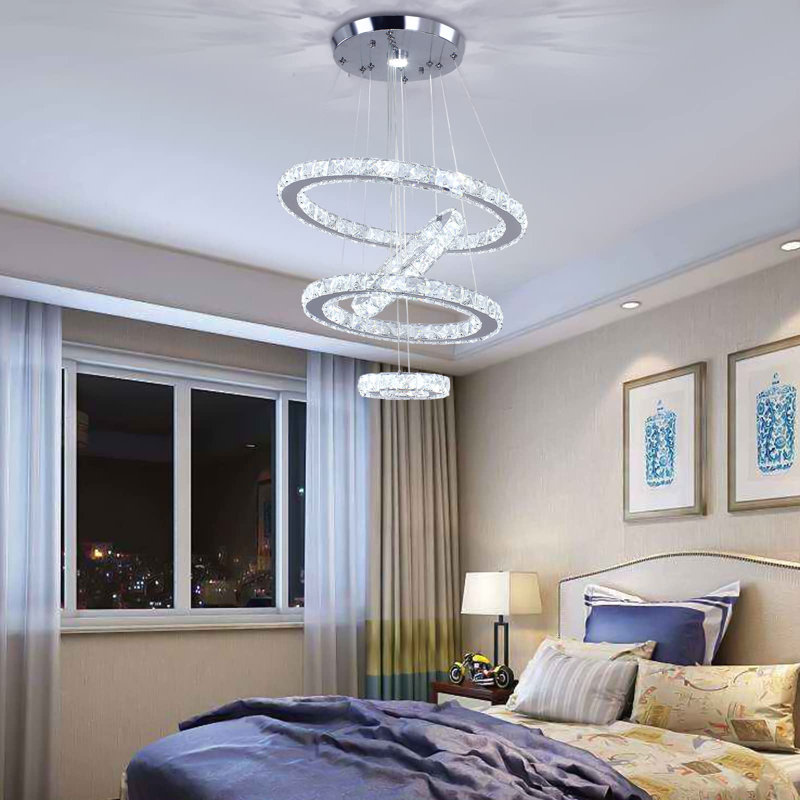 Odoaker LED Round Chandelier