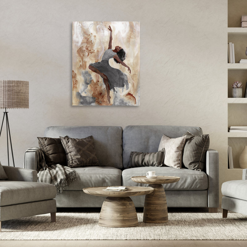 «Rustic Dancing Woman» par Charity Henderson, H 40 po x l 30 po