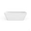 67 Inch Freestanding Solid Surface Soaking Bathtub For Bathroom