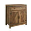 Armoire décorative à porte de grange avec tiroirs Marckson-335589204