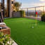 Gazon artificiel 7 x 8 pi pour golf, intérieur et extérieur, patio, jardin.
