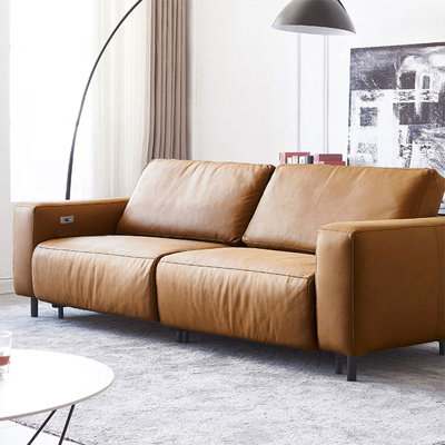 Orange 100% Polyester Modular Sofa cushion Loveseat