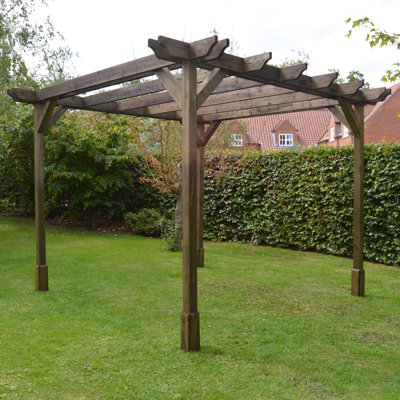 Baumbaugh Solid Wood Pergola