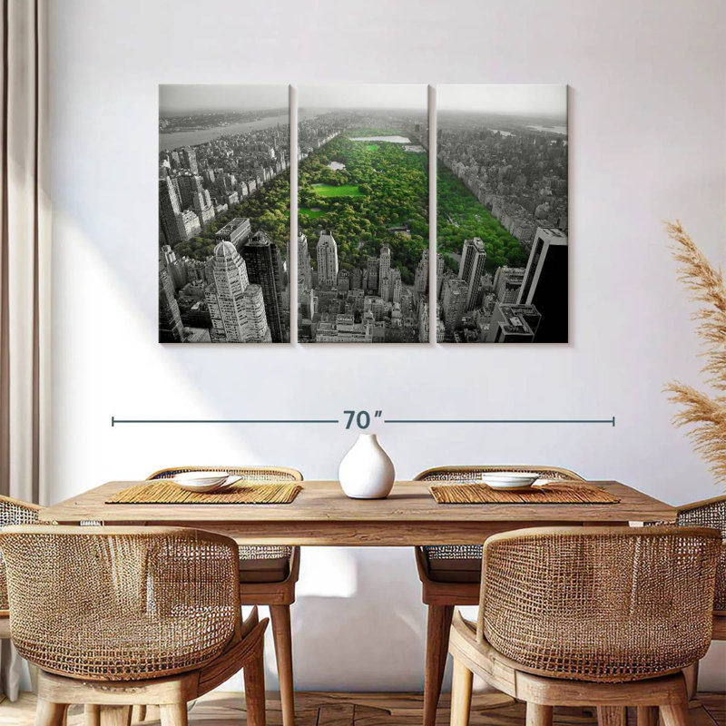 Impression sur toile Central Park Pop, H 57 po x l 36 po x P 1,25 po