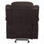 Fauteuil inclinable et oscillant avec accoudoirs coussinés