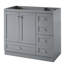 [Cabinet seulement] Meuble-lavabo gris 36 po-826009663