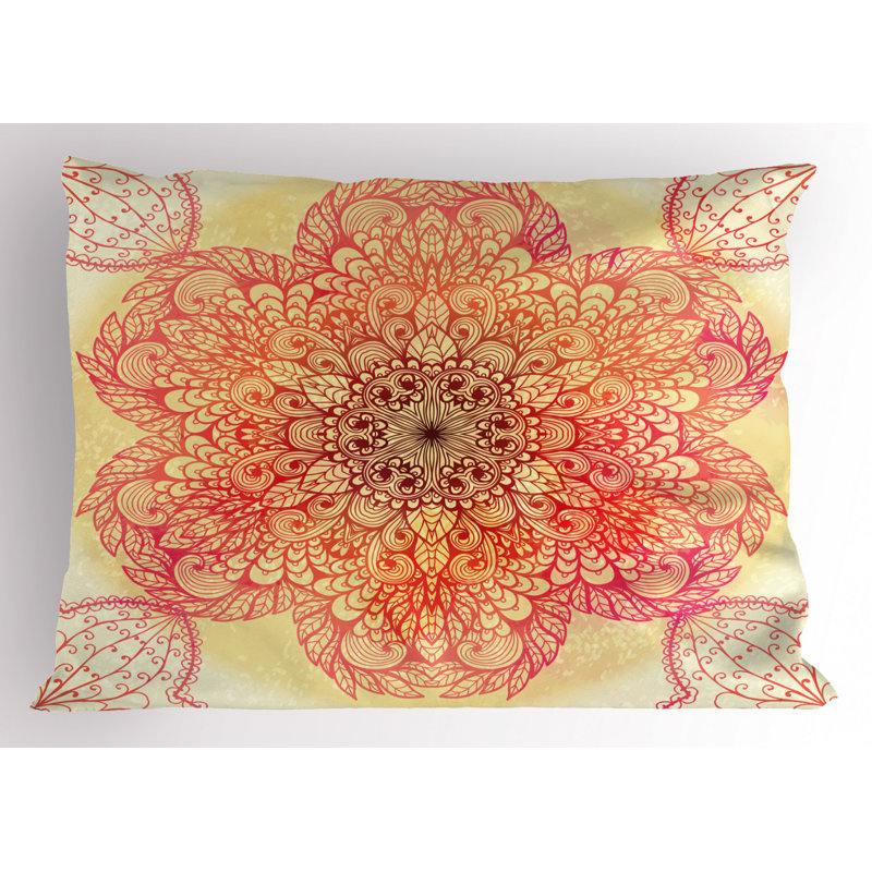 Manly Polyester Floral Sham Set, Twin
