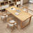 Burlywood Rectangular Solid Wood desk-1315048132