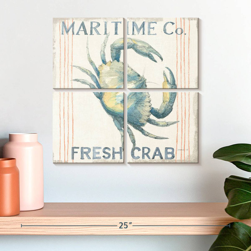 Kema Floursack Nautical XIV Wall Sign, 18" H x 18" W