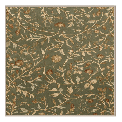Machine Washable Nature Brown Area Rug