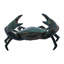 Figurine bronze sanur crab