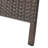 All-Weather Folding Table - Brown, Fits Outdoor Spaces, 16.32 In D X 23.35 W 15.75 H Patio Snack Foldable, Furniture Complement,