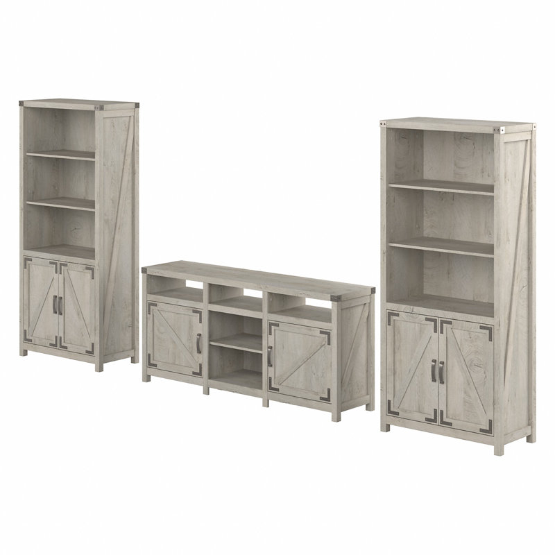 Egils Unfinished Entertainment Centre for TVs up to 70", Cottage White