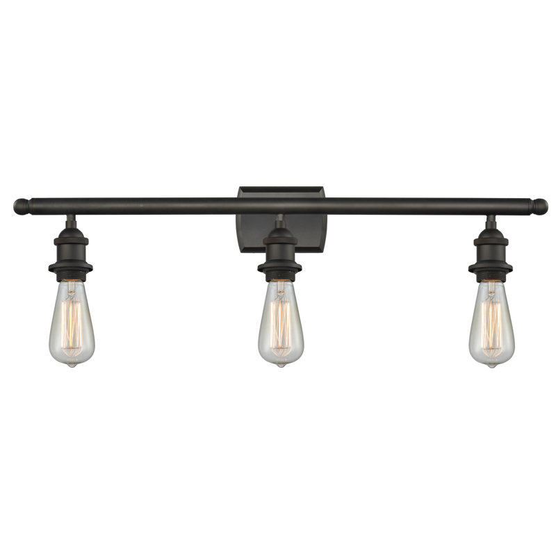 Éclairage de salle de bain à intensité variable 3 lumières Torrington, DEL, Bronze huilé, Oui