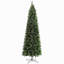 Arbre de Noël 9 pi avec 998 branches, ouverture automatique, base en acier, aiguilles de pin