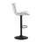 Swivel Adjustable Height Bar Stools, Faux Leather Modern Bar Stools, Upholstered Counter Stool-1561849377