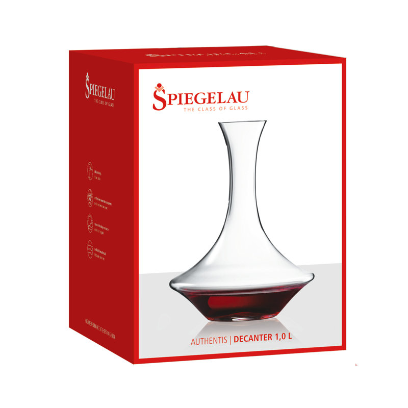Authentis 35.3oz. Crystal Wine Decanter