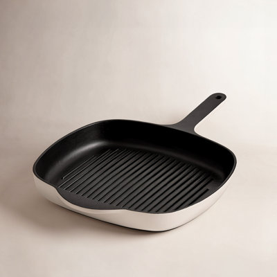 10.5" Enameled Cast Iron Grill Pan