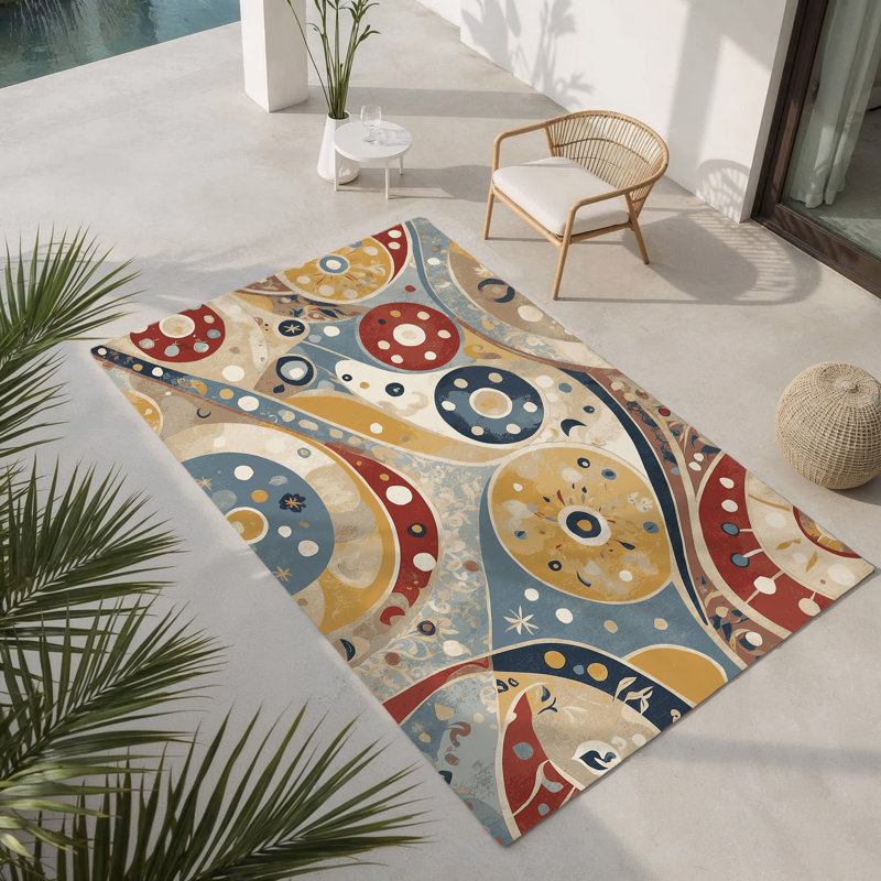 Tapis d'intérieur et d'extérieur Dynamic Line, Rectangle 1 pi 6 po x 2 pi 6 po