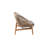 Strington Teak Patio Chair with Cushions