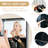 360° Rotating Jewelry Armoire with Full Length Mirror, LED Lighted Vanity Station with Foldable Shelf-481998919