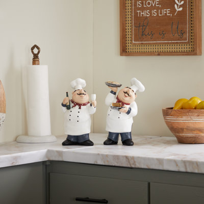Ensemble de 2 figurines en polystone Millsté