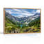 Ensemble de 1 tableau sur toile représentant un lac de montagne-129060119-129060118