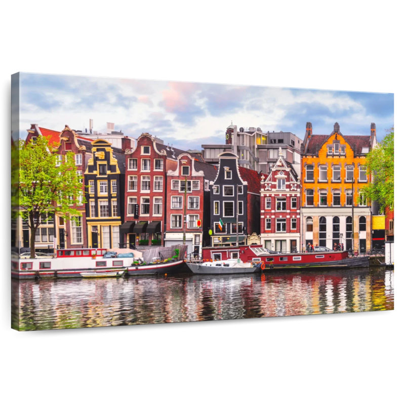 Maisons de canal Nicci Amsterdam, H 32 po x l 48 po