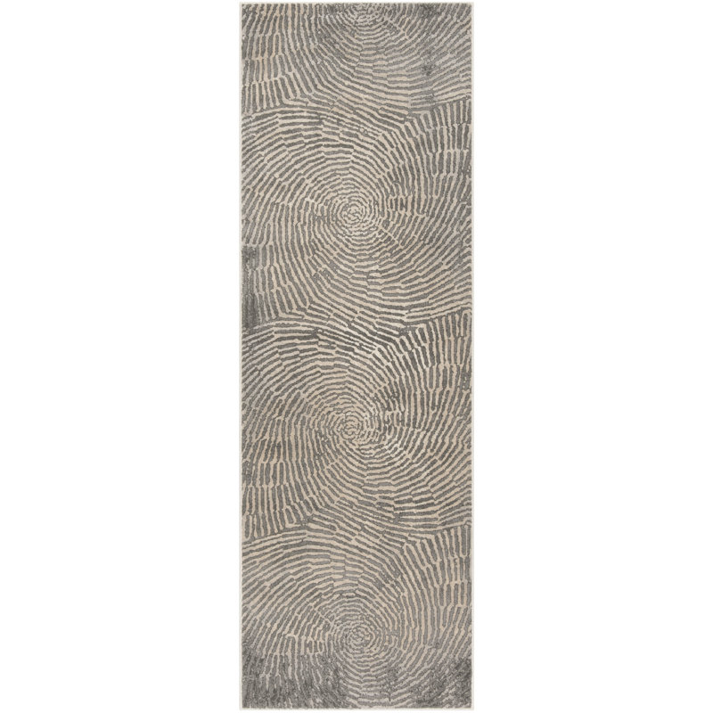 Wendi Performance Abstract Rug, Runner 2'7" x 14'