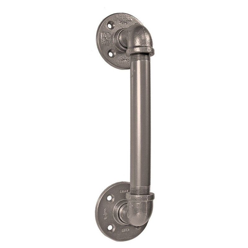 Poignée de porte industrielle, Nickel satiné